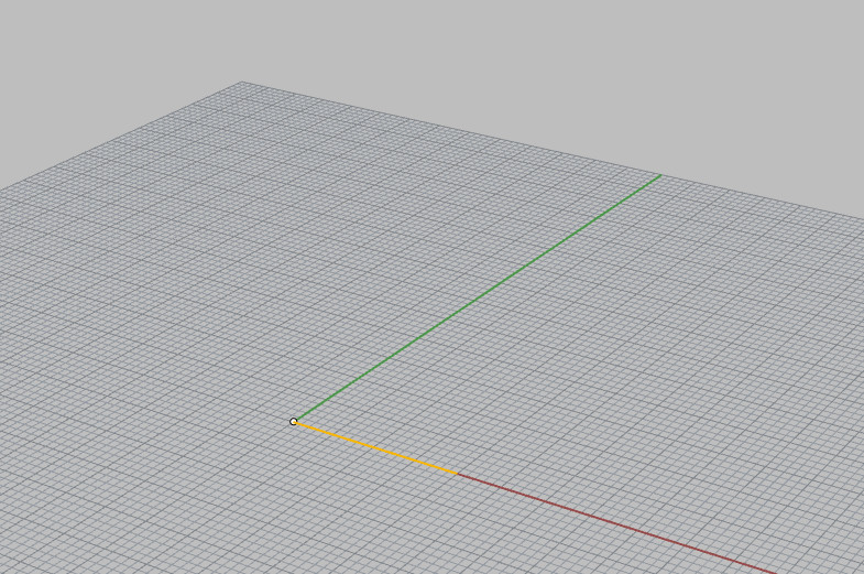 creating a line - rhino result